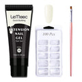 Lemooc  UV Gel Kit 15ml Quick Building  UV Gel Nail Polish For Nail Extensions Acrylic Gel Polish Nail Art Set