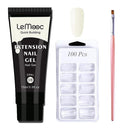 Lemooc  UV Gel Kit 15ml Quick Building  UV Gel Nail Polish For Nail Extensions Acrylic Gel Polish Nail Art Set