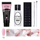 Lemooc  UV Gel Kit 15ml Quick Building  UV Gel Nail Polish For Nail Extensions Acrylic Gel Polish Nail Art Set