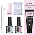 Lemooc  UV Gel Kit 15ml Quick Building  UV Gel Nail Polish For Nail Extensions Acrylic Gel Polish Nail Art Set