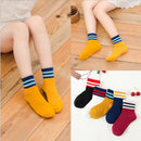 5 Pairs Baby Boys Winter Socks Cartoon Bear Kids Spring Autumn Cotton Breathable Keep Warm Floor Anti-skid Girls Socks