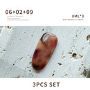 SKVP 8ML Dull Color Gel Polish Translucent  Manicuring UV LED Crystal Gel Soak Off Jelly UV Gel Nail Polish Semi Permanent