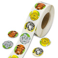 50pcs/wad Animals cartoon Stickers for kids classic toys sticker school teacher reward sticker Various styles designs pattern