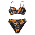 CUPSHE Push Up Floral Wrap Bikini Sets Women Sexy Thong Two Pieces Swimsuits 2021 New Girl Beach Bathing Suits Swimwear