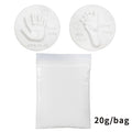 Soft Clay DIY Newborn Baby Souvenirs Hand Print Footprint Non-toxic Clay Kit Casting Parent-child Hand Ink Pad Fingerprint Toys