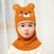 Doitbest 2 to 6 years old Boy girl Beanie Protect neck Cartoon animal Windproof Winter Child knit hat kids girl's Earflap Caps