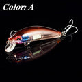 1Pcs 3D Eyes Luminous Minnow Fishing Lures 7cm 11.5g Jig Sinking  Wobblers Hard Bait Artificial Crankbait Night Fishing Pesca