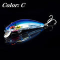1Pcs 3D Eyes Luminous Minnow Fishing Lures 7cm 11.5g Jig Sinking  Wobblers Hard Bait Artificial Crankbait Night Fishing Pesca