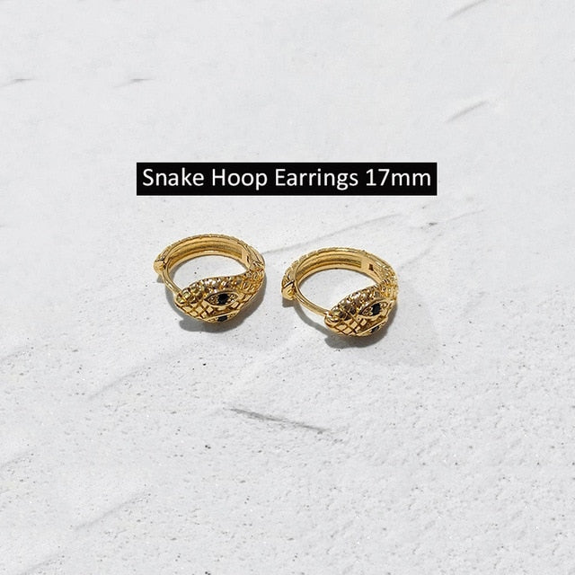 Peri'sBox 17mm Gold Tiny Twisted Hoop Earrings Minimalist  Dainty Chic Huggie Earrings Hoops Gifts  Brass Earrings for Woman