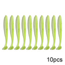 QXO 10pcs/Lot 7cm 10cm 13cm Soft Worm Lures Silicone Bait Sea Fish Pva Swimbait Wobblers Goods For Fishing Artificial Tackle