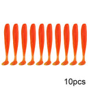 QXO 10pcs/Lot 7cm 10cm 13cm Soft Worm Lures Silicone Bait Sea Fish Pva Swimbait Wobblers Goods For Fishing Artificial Tackle