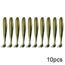 QXO 10pcs/Lot 7cm 10cm 13cm Soft Worm Lures Silicone Bait Sea Fish Pva Swimbait Wobblers Goods For Fishing Artificial Tackle