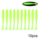 QXO 10pcs/Lot 7cm 10cm 13cm Soft Worm Lures Silicone Bait Sea Fish Pva Swimbait Wobblers Goods For Fishing Artificial Tackle