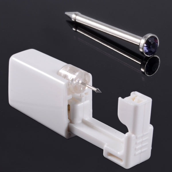 1 Unit Disposable Safe Sterile Piercing Unit For Gem Nose Studs Piercing Gun Piercer Tool Machine Kit Earring Stud Body Jewelry