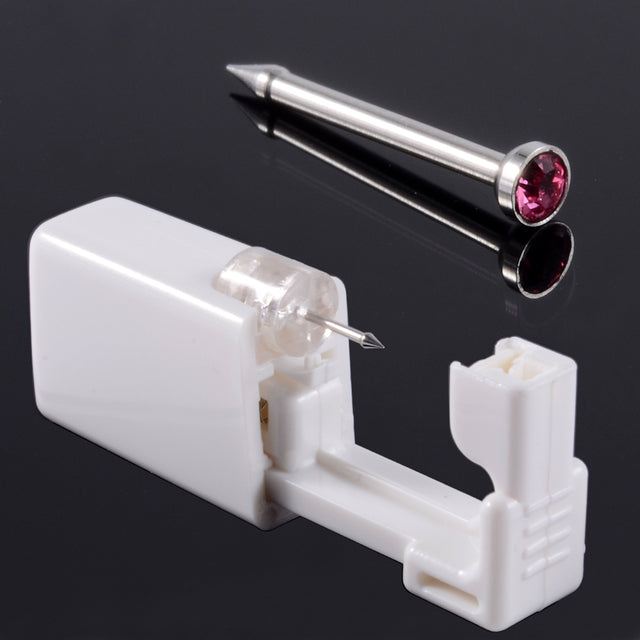 1 Unit Disposable Safe Sterile Piercing Unit For Gem Nose Studs Piercing Gun Piercer Tool Machine Kit Earring Stud Body Jewelry
