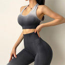 New ombre seamless leggings for women high waist yoga pants sexy booty legging scrunch butt pink fitness legging sports tights