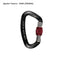 25KN Professional Climbing Carabiner D Shape Aviation Aluminum Safety Lock Outdoor Climbing Ascend Mountaineering Equipment