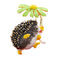 Wuli&baby Lovely Hold Flower Hedgehog Brooches Women 8-colors Animal Pet Party Office Causal Brooch Pins Gifts ёжик с ромашкой