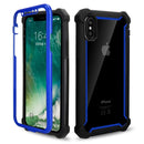 Heavy Duty Shockproof Phone Case For iPhone 11 Pro Max X XR XS Max SE 2020 6 6S 7 8 Plus 5S Soft TPU+PC Transparent Back Cover