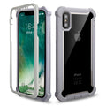 Heavy Duty Shockproof Phone Case For iPhone 11 Pro Max X XR XS Max SE 2020 6 6S 7 8 Plus 5S Soft TPU+PC Transparent Back Cover