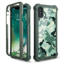 Heavy Duty Shockproof Phone Case For iPhone 11 Pro Max X XR XS Max SE 2020 6 6S 7 8 Plus 5S Soft TPU+PC Transparent Back Cover