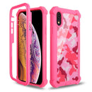 Heavy Duty Shockproof Phone Case For iPhone 11 Pro Max X XR XS Max SE 2020 6 6S 7 8 Plus 5S Soft TPU+PC Transparent Back Cover