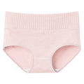 Cotton Women's Underwear Panties High Waist Briefs Solid Color Breathable Underpants Seamless Soft Lingerie Girls Fashion Briefs