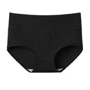Cotton Women's Underwear Panties High Waist Briefs Solid Color Breathable Underpants Seamless Soft Lingerie Girls Fashion Briefs