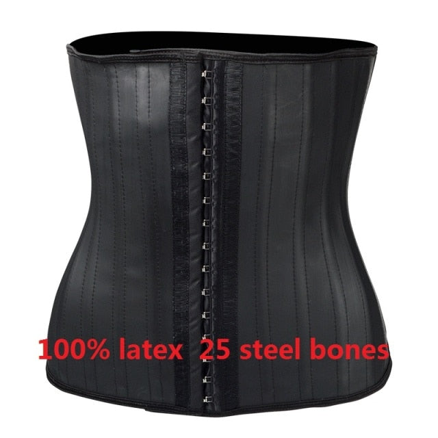 Aiconl Latex Waist Trainer Corset Belly Plus Slim Belt Body Shaper Modeling Strap Body Ficelle Waist Cincher fajas colombianas