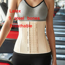 Aiconl Latex Waist Trainer Corset Belly Plus Slim Belt Body Shaper Modeling Strap Body Ficelle Waist Cincher fajas colombianas