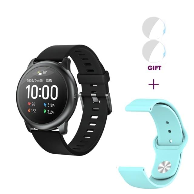 Xiaomi Youpin Haylou Solar LS05 Smart Watch Sport Metal Round Case Heart Rate Sleep Monitor IP68 Waterproof  iOS Android Global
