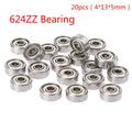 10pc 693ZZ 605RS 605ZZ 698ZZ 624ZZ 694ZZ 695ZZ 696ZZ Miniature Ball Bearings Small Double Shielded
