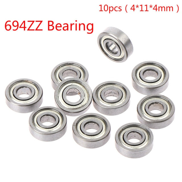 10pc 693ZZ 605RS 605ZZ 698ZZ 624ZZ 694ZZ 695ZZ 696ZZ Miniature Ball Bearings Small Double Shielded
