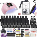 Manicure Set for Nail 30/20/10 Kind Nail Polish Kit with 120W Nail lamp Nail drill Machine Acrylic Kit Nail Art Tools Nail Tool