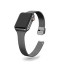 Slim Watch Band for Apple Watch SE 6/5/4 40MM 44MM Metal Bracelet Loop Strap for iWatch Series 3/2/1 38MM 40MM Wrist Watchband