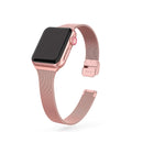 Slim Watch Band for Apple Watch SE 6/5/4 40MM 44MM Metal Bracelet Loop Strap for iWatch Series 3/2/1 38MM 40MM Wrist Watchband