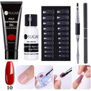 UR SUGAR 5pcs/Set  Nail Polish Gel Nail Kit 15ml Quick Building  UV Nail PolishGel Extensions Acrylic Gel Nail Art Set