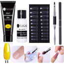UR SUGAR 5pcs/Set  Nail Polish Gel Nail Kit 15ml Quick Building  UV Nail PolishGel Extensions Acrylic Gel Nail Art Set