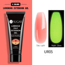 UR SUGAR 5pcs/Set  Nail Polish Gel Nail Kit 15ml Quick Building  UV Nail PolishGel Extensions Acrylic Gel Nail Art Set