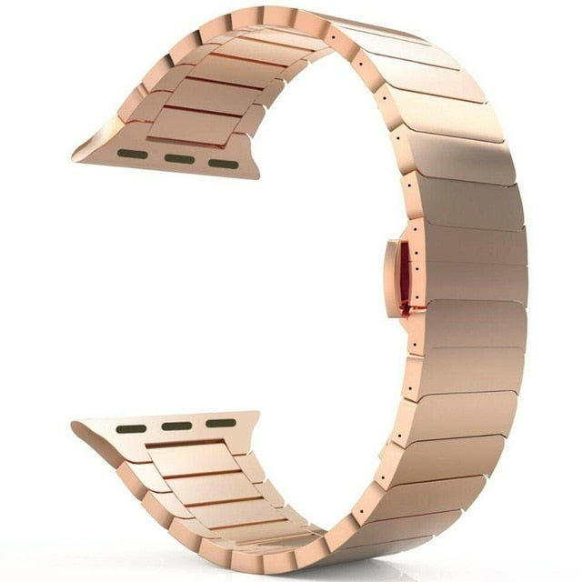 Band for Apple Watch Series 5 4 3 2 40MM 44MM 38MM 42MM Sport Bracelet Strap For iwatch Band metal loop Accessories