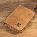 Men's Wallet Leather Billfold Slim Hipster Cowhide Credit Card/ID Holders Inserts Coin Purses Luxury Business Foldable Wallet