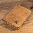 Men's Wallet Leather Billfold Slim Hipster Cowhide Credit Card/ID Holders Inserts Coin Purses Luxury Business Foldable Wallet