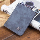Men's Wallet Leather Billfold Slim Hipster Cowhide Credit Card/ID Holders Inserts Coin Purses Luxury Business Foldable Wallet