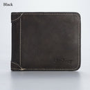 Men's Wallet Leather Billfold Slim Hipster Cowhide Credit Card/ID Holders Inserts Coin Purses Luxury Business Foldable Wallet