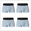 4 pcs/lot Large Loose men underwear Male Panties Cotton UnderPants Men Boxers   Big Yards Men's Panties Plus Size 4XL 5XL 6XL