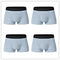 4 pcs/lot Large Loose men underwear Male Panties Cotton UnderPants Men Boxers   Big Yards Men's Panties Plus Size 4XL 5XL 6XL