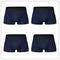 4 pcs/lot Large Loose men underwear Male Panties Cotton UnderPants Men Boxers   Big Yards Men's Panties Plus Size 4XL 5XL 6XL