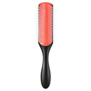 YBLNTEK Hair Comb 9-Row Detangling Hair Brush Rat Tail Comb Styling Hairbrush Straight Curly Wet Hair Scalp Massage Brush Women