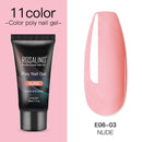 ROSALIND Poly Nail Gel For Nails Extension Finger nail art Manicure Acryl gel Varnish hybrid 30ML Poly Nail Gel Polish Extension