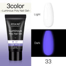ROSALIND Poly Nail Gel For Nails Extension Finger nail art Manicure Acryl gel Varnish hybrid 30ML Poly Nail Gel Polish Extension